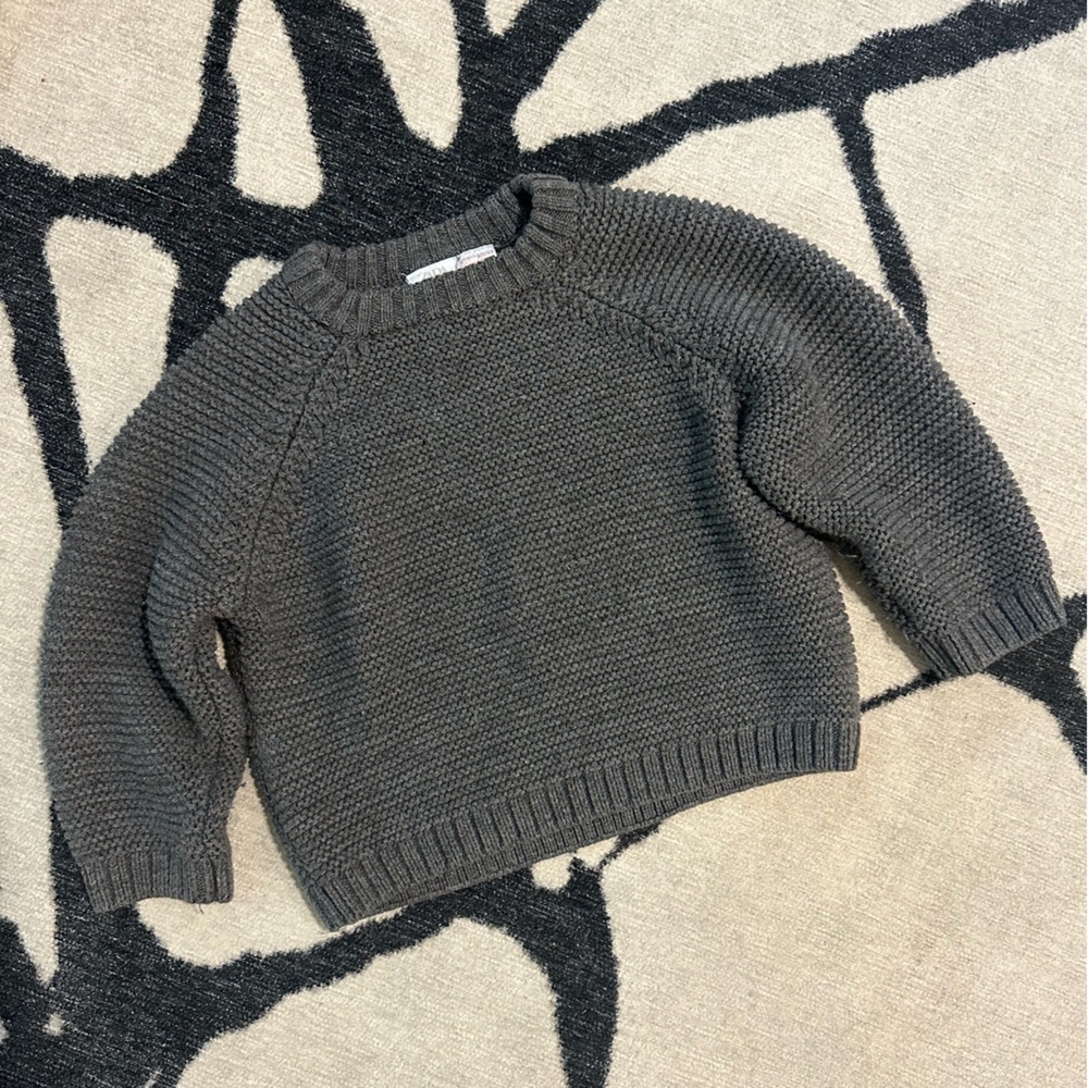 Zara gray knit sweater